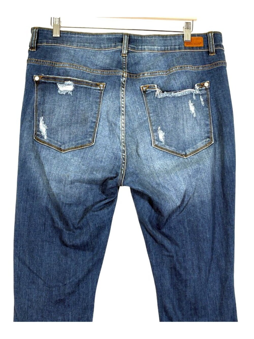 Judy Blue Cropped Fit Distressed Jeans Size 16W - Picture 6 of 9